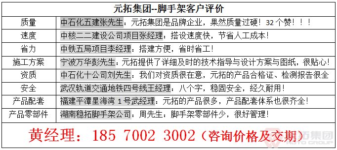 新型腳手架和普通腳手架有哪些區(qū)別呢？